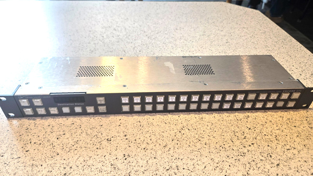 Grass Valley ENCORE BPS Control Panel PN: 610090100 ENC-BPS