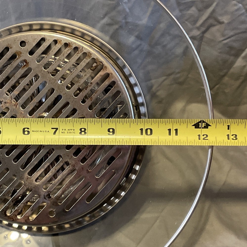 Replacement Sharper Image Super Wave Infrared Oven Time Temp Control Lid Tested