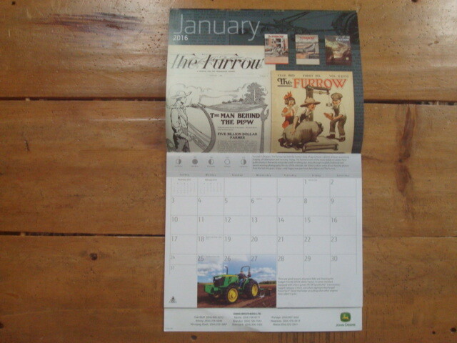 2016 John Deere The Furrow Wall Calendar