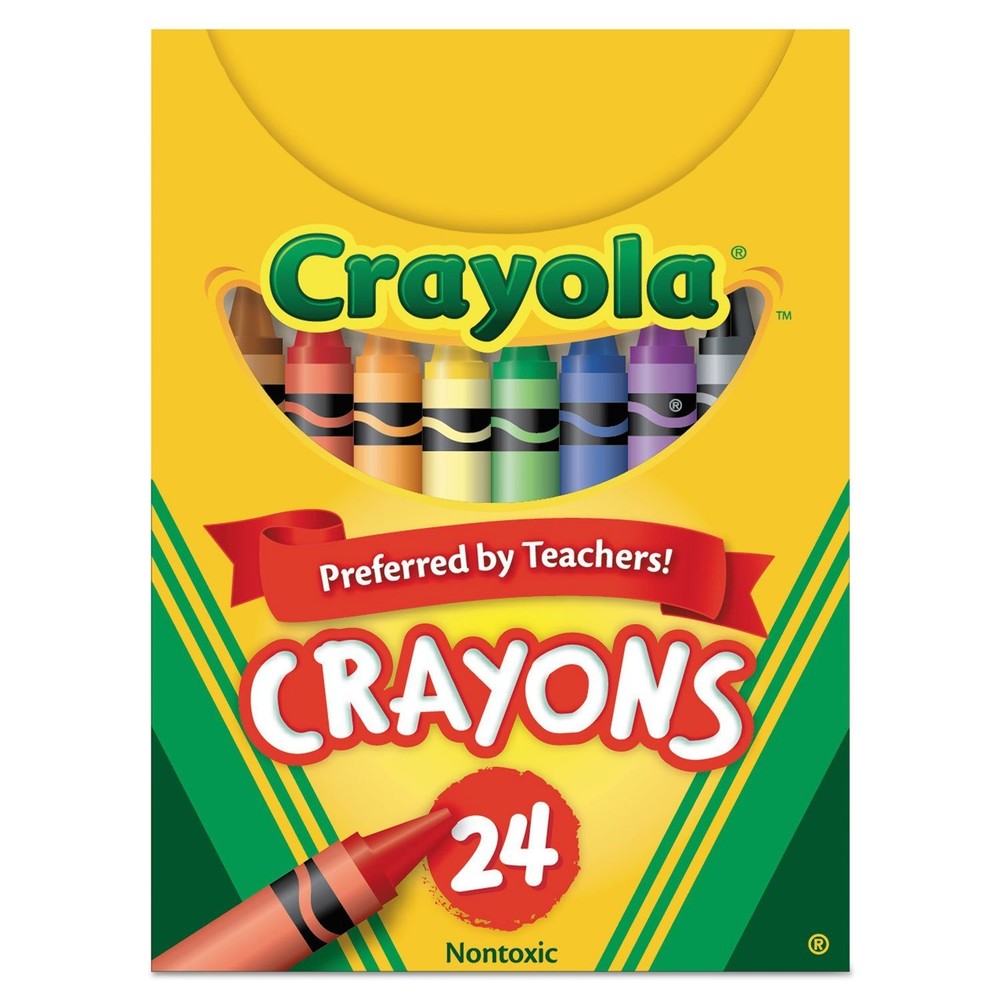 Crayola Crayons 24 Count, 6 Pack (52-0024-6)