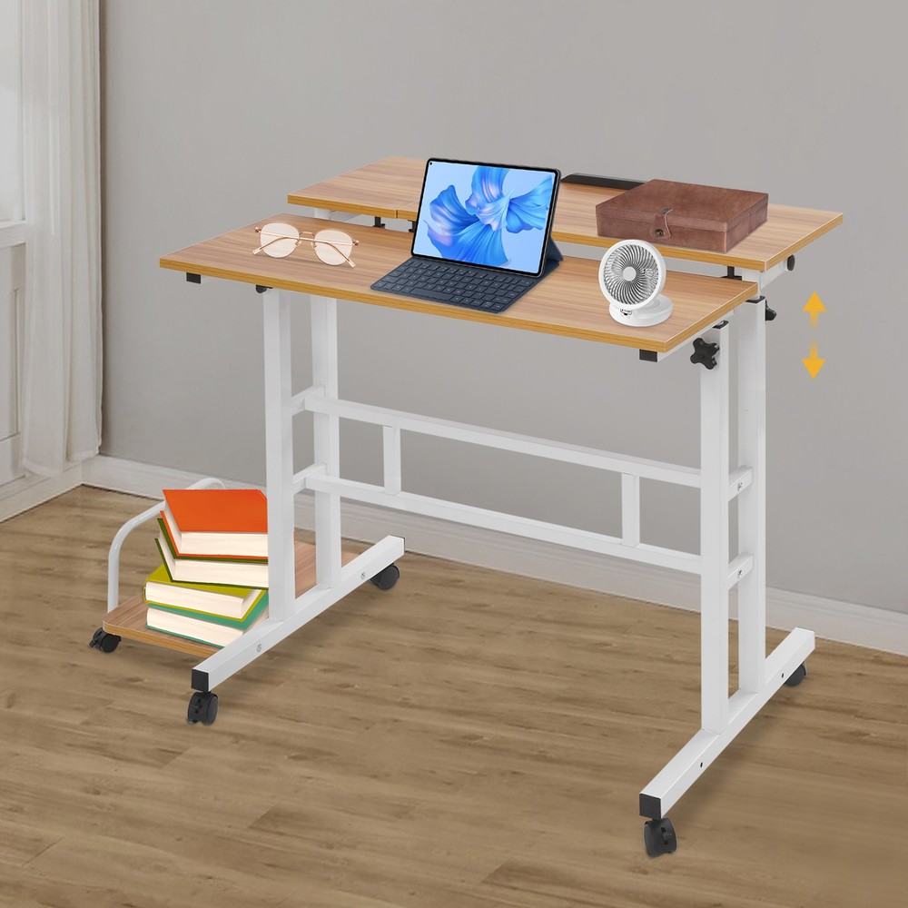 Multi Functional Foldable Desk, Modern Computer Desk, Adjustable Computer Table