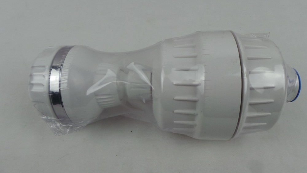 HI OUTPUT SHOWER FILTER WITH MASSAGE SHOWERHEAD - WHITE