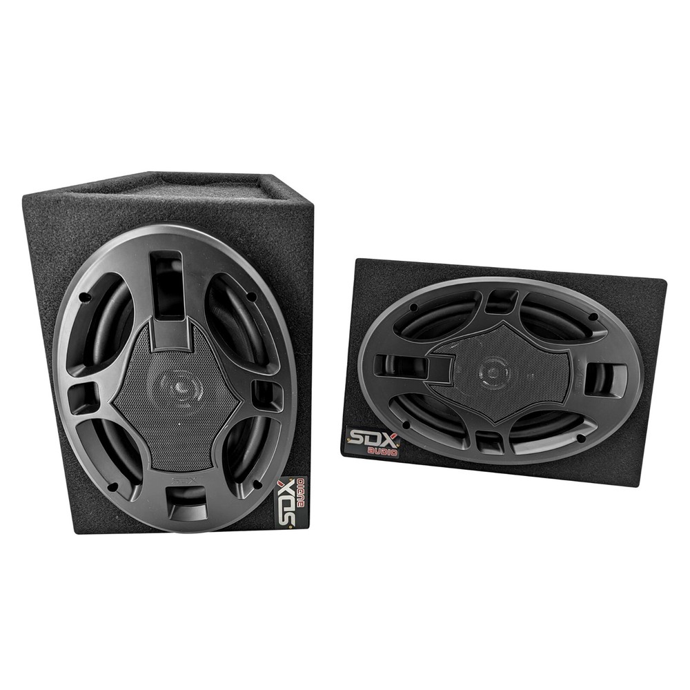 SDX Audio 6x9 4-way 800W Car Speaker Hatchback Box (pair)