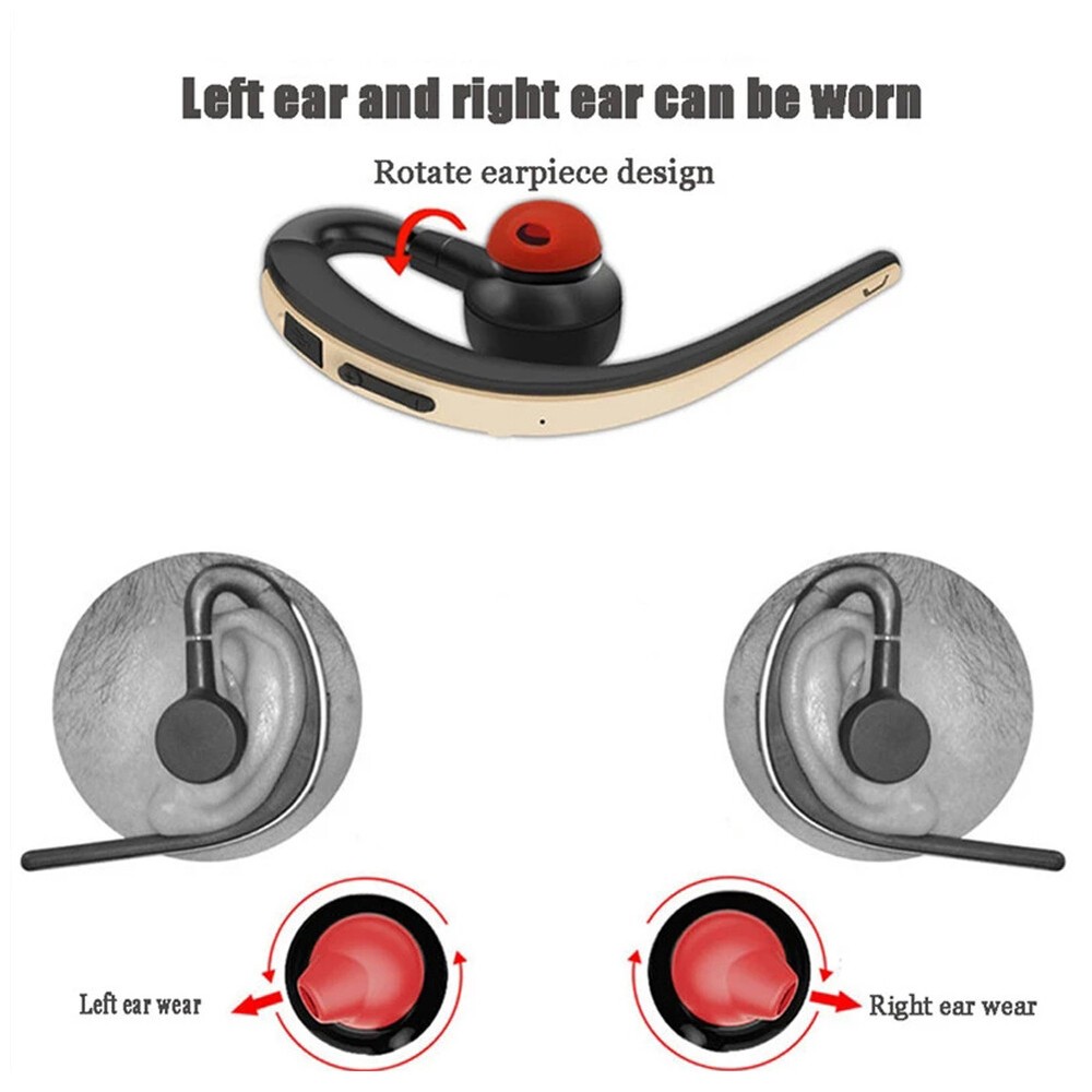 Wireless Earphone Bluetooth Headset Sport Headphone Hands-free for Android iOS
