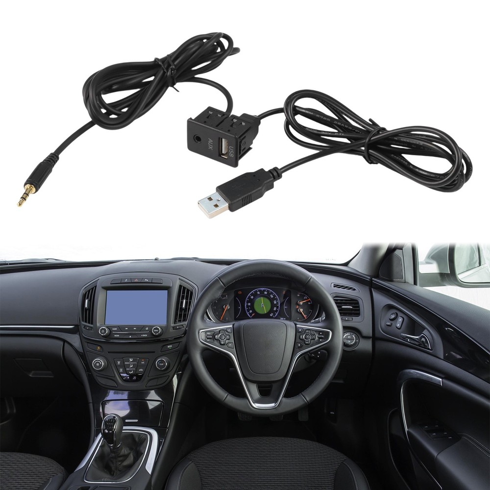 Flush Mount AUX USB Connection for Cars and RVs Easy Installation Solution