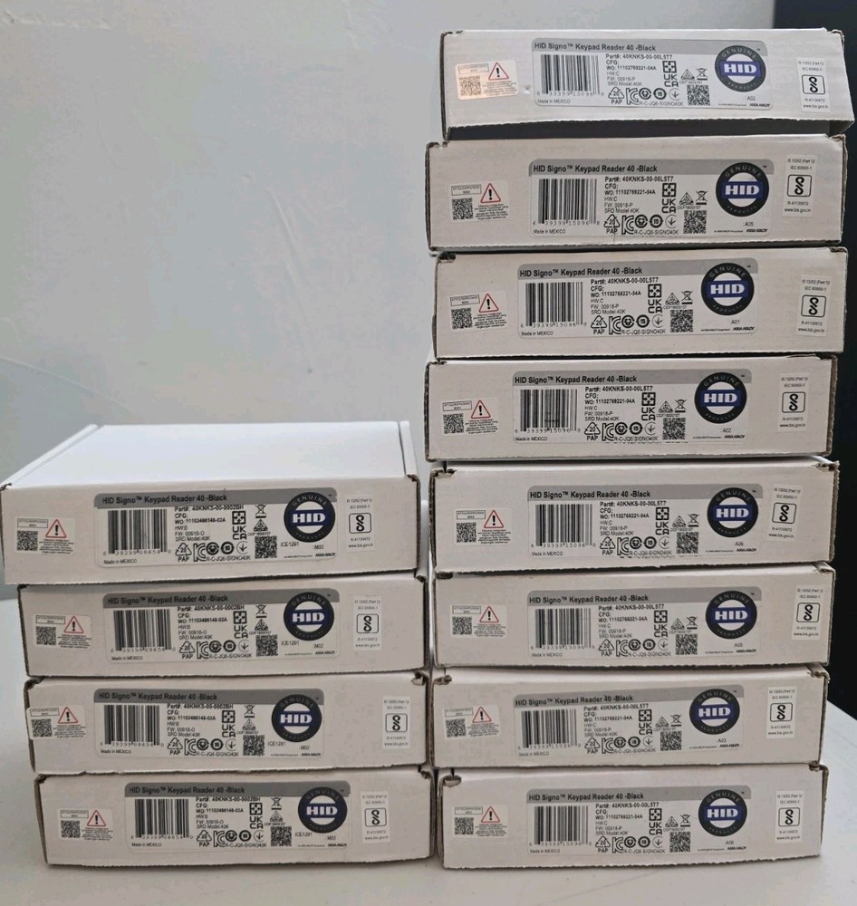 HID Signo 40 Keypad Reader And Reader LOT. 30 NEW.