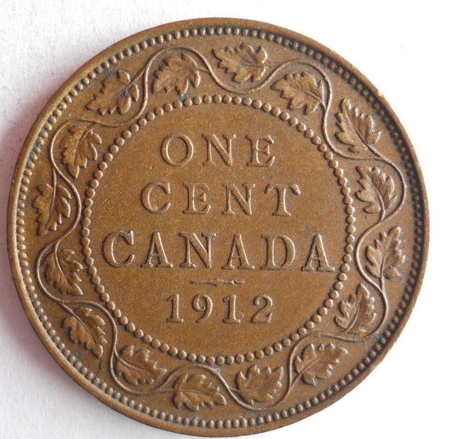 1912 CANADA CENT - Excellent Coin - FREE SHIP - Bin #733