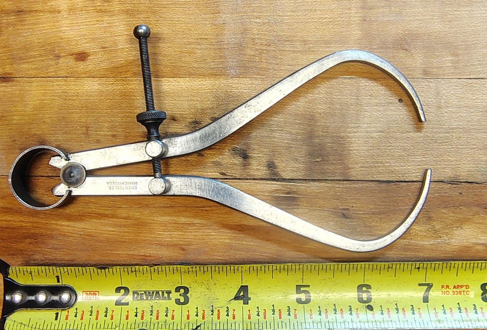 🗽 VINTAGE UNION TOOL 6" OD CALIPER