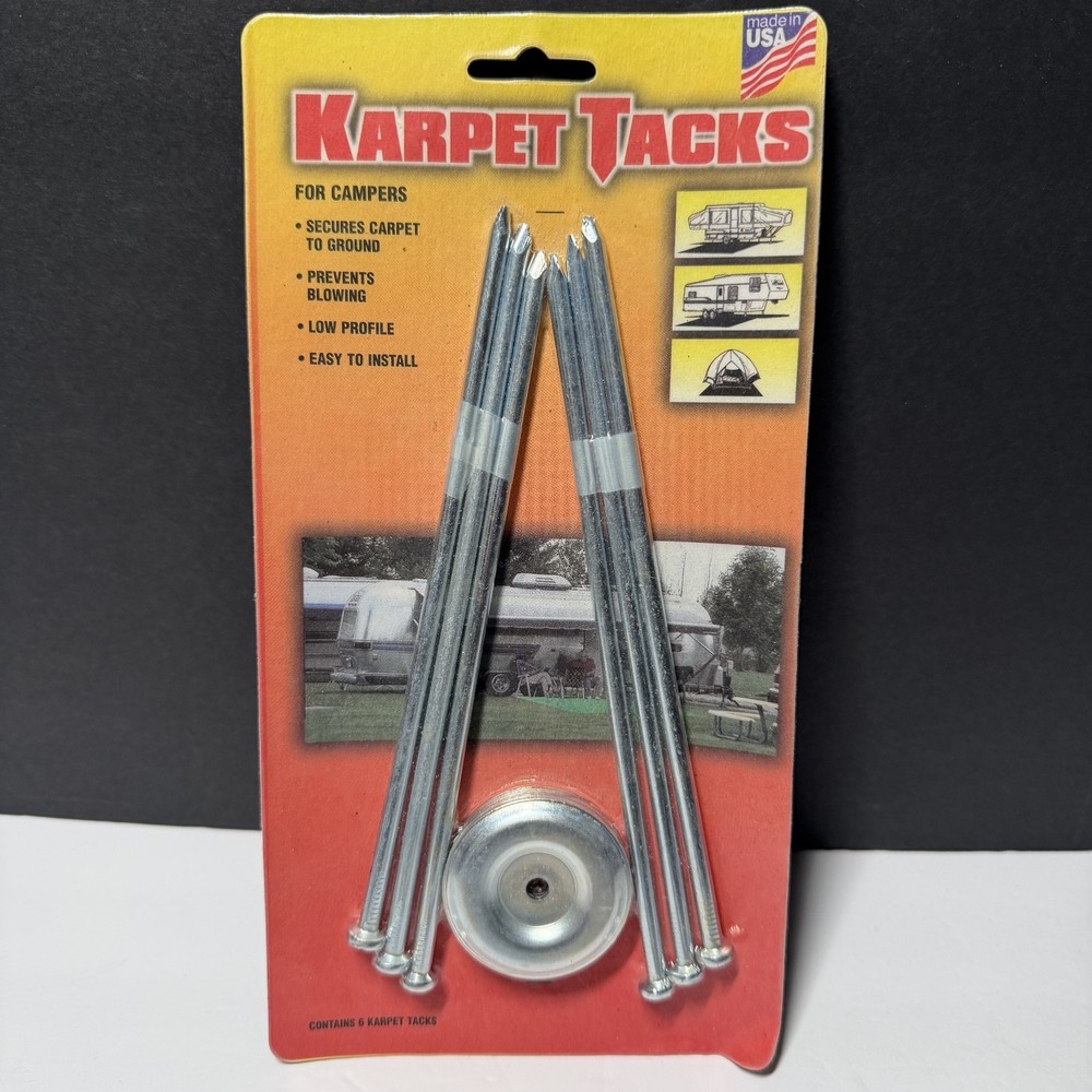 Karpet Tacks For Campers