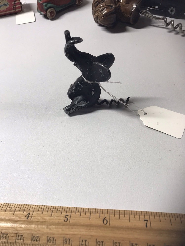 Vintage Elephant Corkscrew metal As Is
