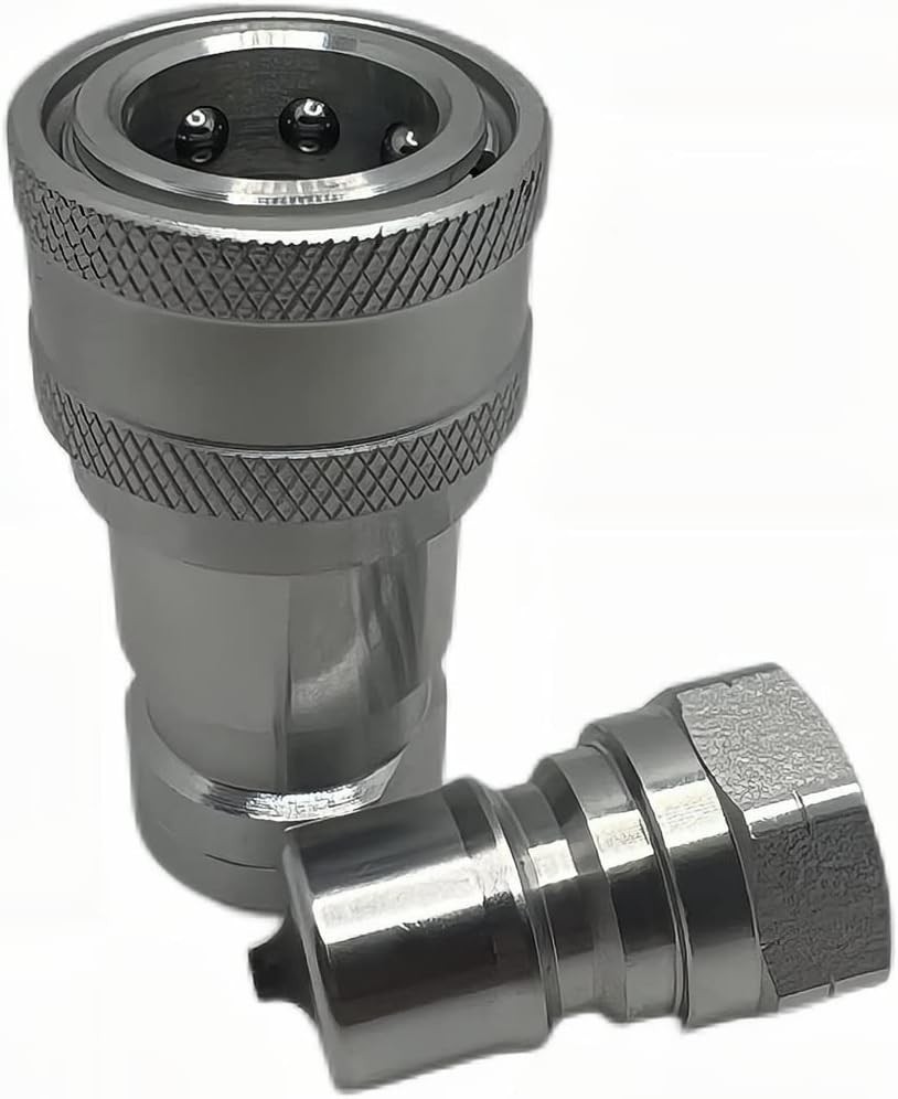 1/4" NPT -B Hydraulic Quick Connect & Disconnect Coupler, Quick Release Coupl...