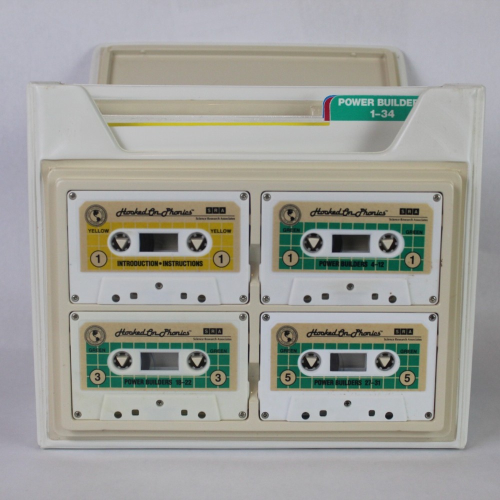 Hooked on Phonics Your Reading Power SRA Learning Set Cassette 1992 Complete