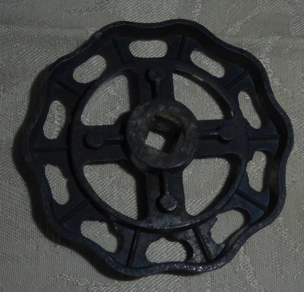 Vintage Blue Valve Handle