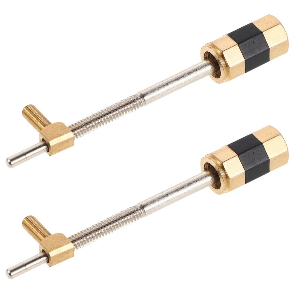 2 Pcs Practical Violin Bow Frog Screw Musical Equipment Accessory