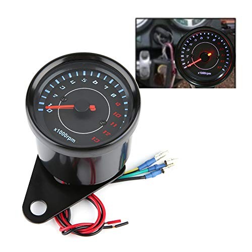 Car Tachometer, DC 12V Universal Electronic Tachometers Motorcycle LED