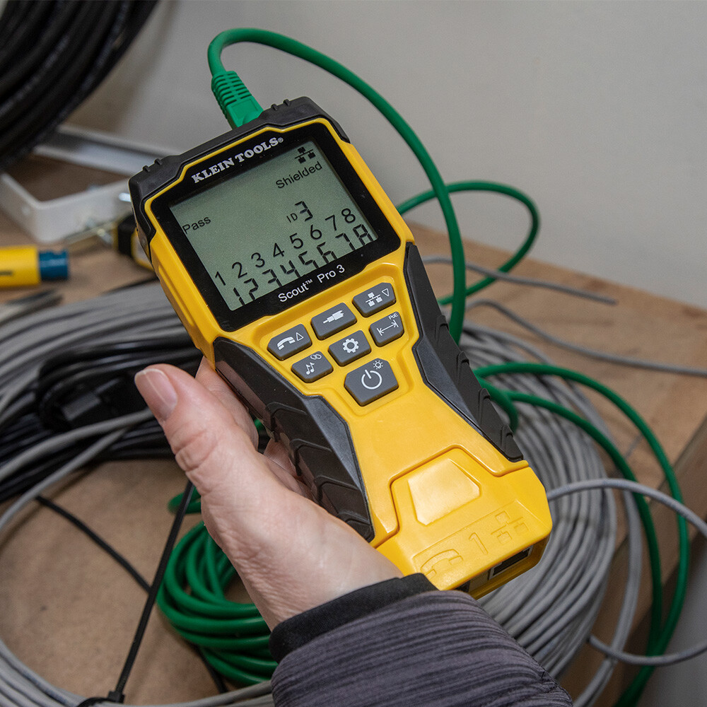 Klein Tools VDV501-853 Scout® Pro 3 Tester with Test + Map™ Remote Kit