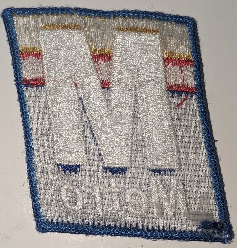 M Madison Metro Blue/Red/Yellow Patch, 2½" X 3"