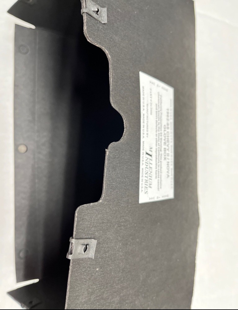 1965 Chevy II Nova Glove Box Correct OEM Replacement (No Flocking OEM)