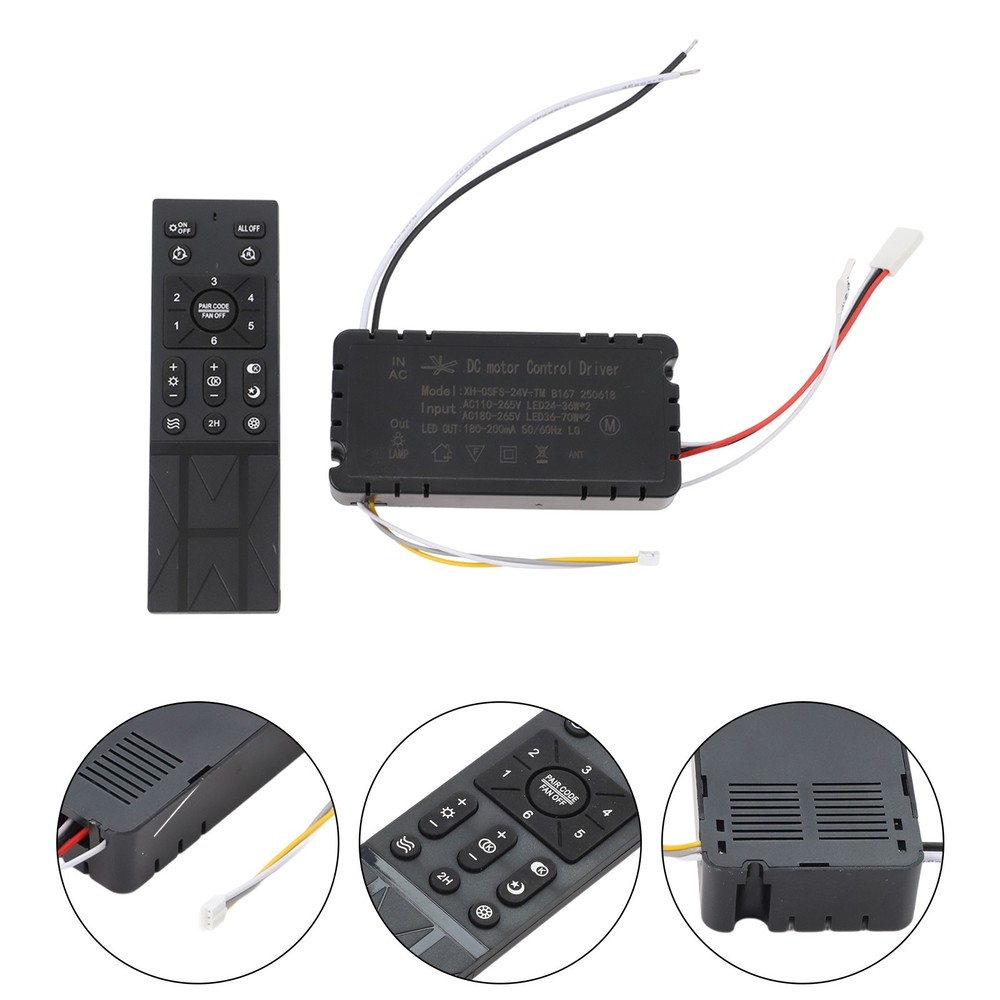 Ceiling Fan Light Remote With Wireless Variable Speed Control And Battery