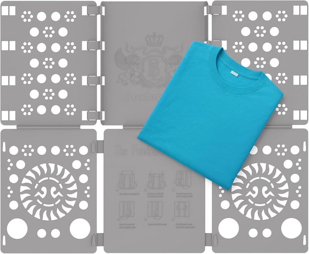 V3 Shirt Folding Board t Shirts Clothes Folder Durable Plastic Laundry folder...