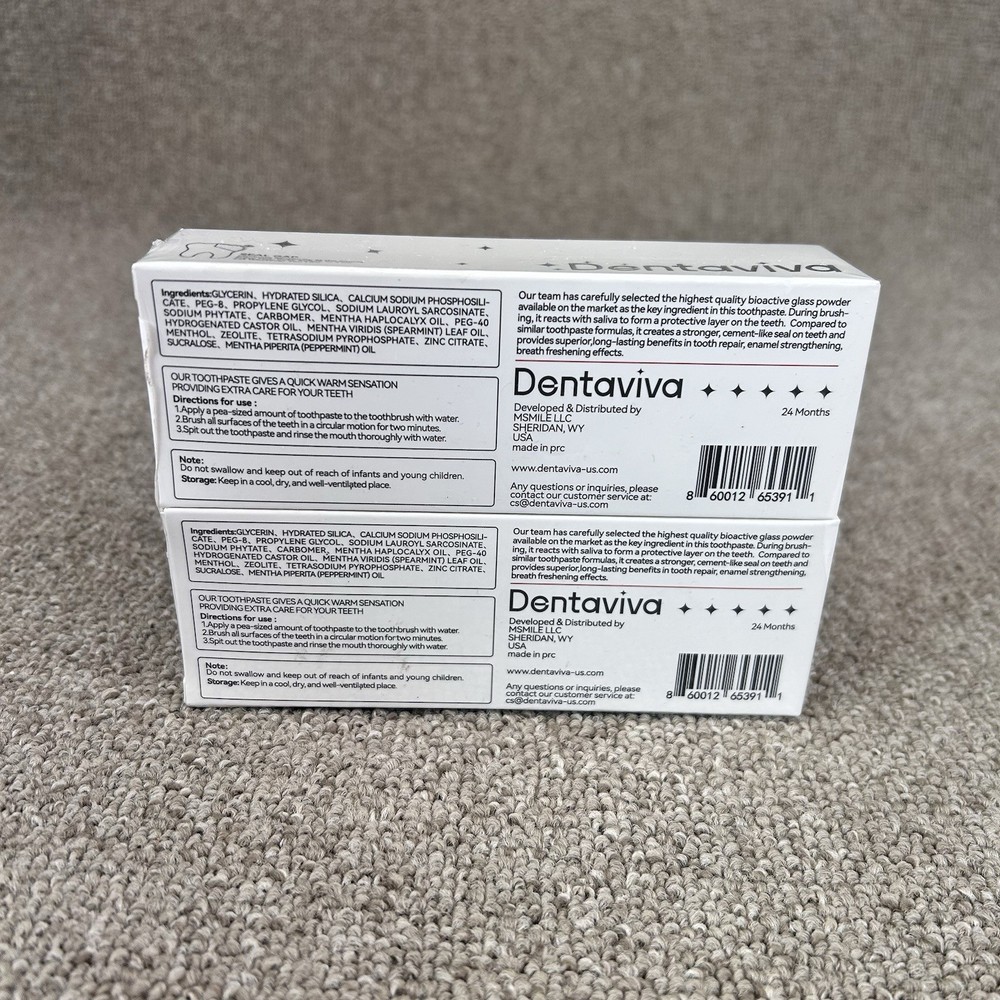 Dentaviva Whitening Restorative & Teeth Strengthening Toothpaste 2 Pack
