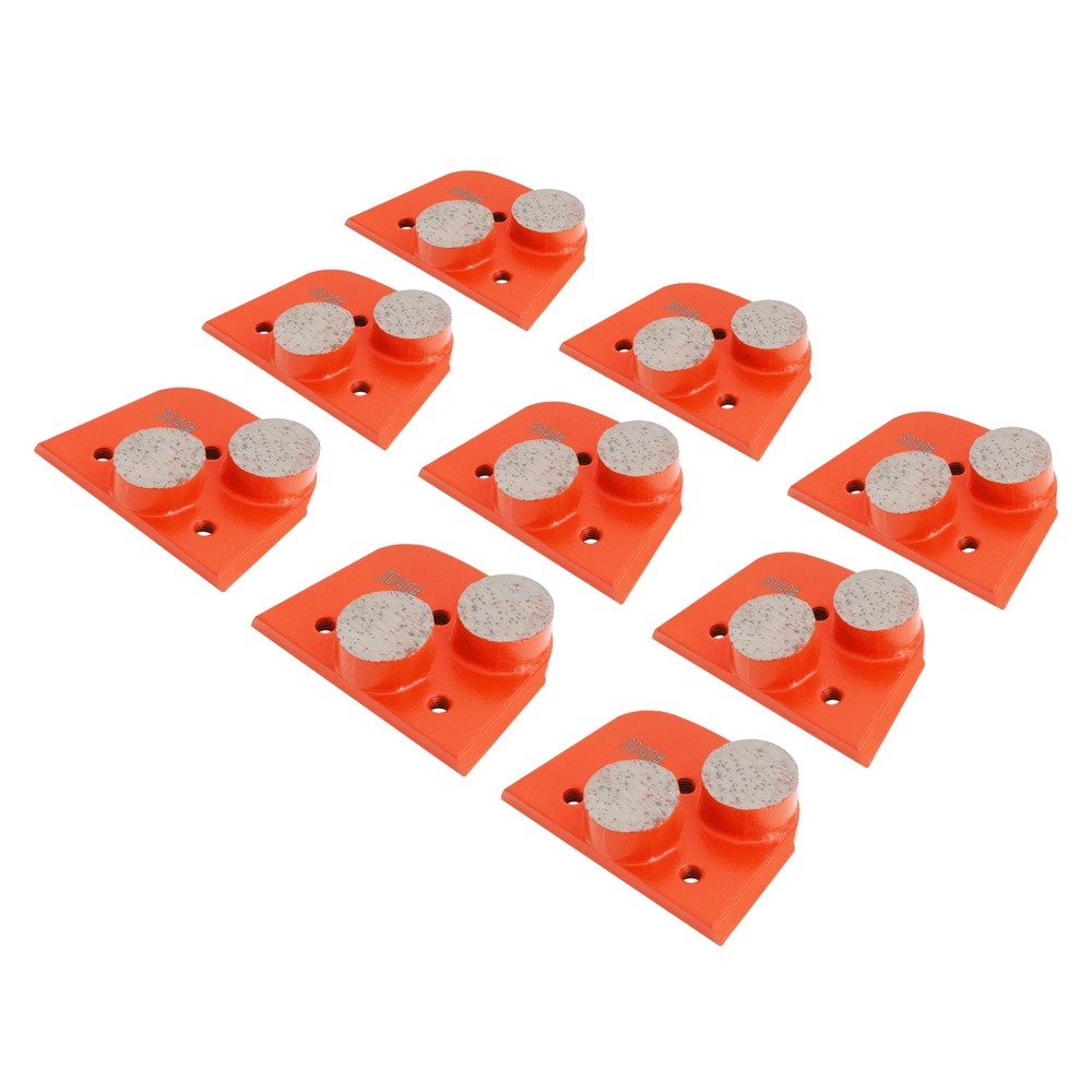 9Pcs Diamond Grinding Wheels Discs Concrete Leveling 30/40 Grits Medium Bond