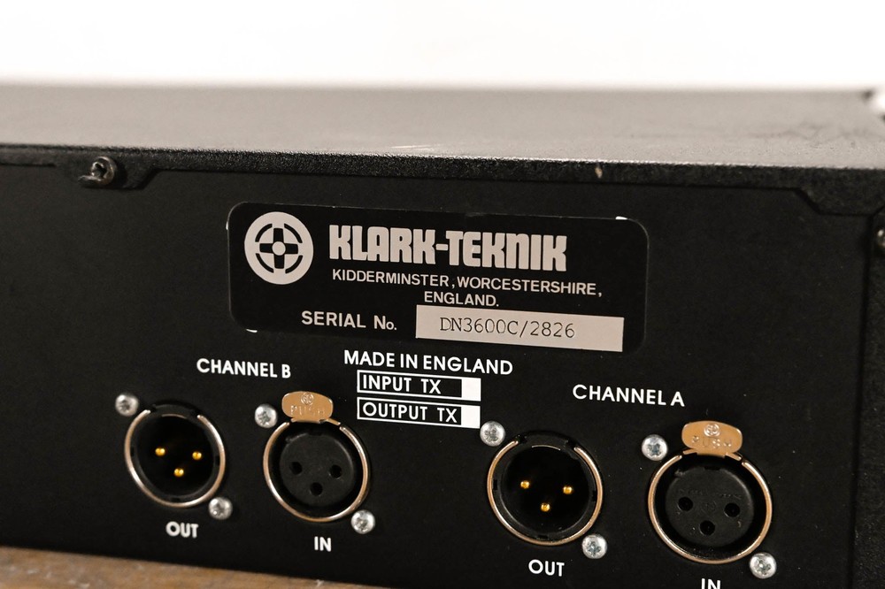 Klark Teknik DN3600 Programmable Graphic Equalizer CG01XTQ