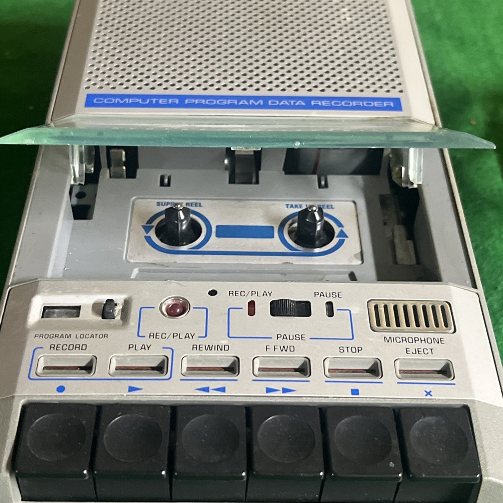 GE 3-5158B Vintage Computer Program Data Recorder Cassette Player Tested @6B