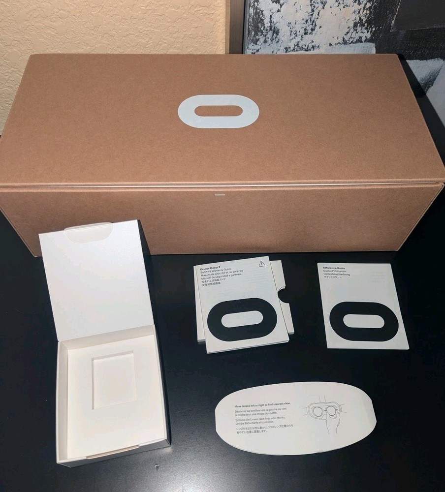 Oculus Meta Quest 2 - EMPTY BOX ONLY With Guide MQ2 Metaquest2 BOX ONLY!