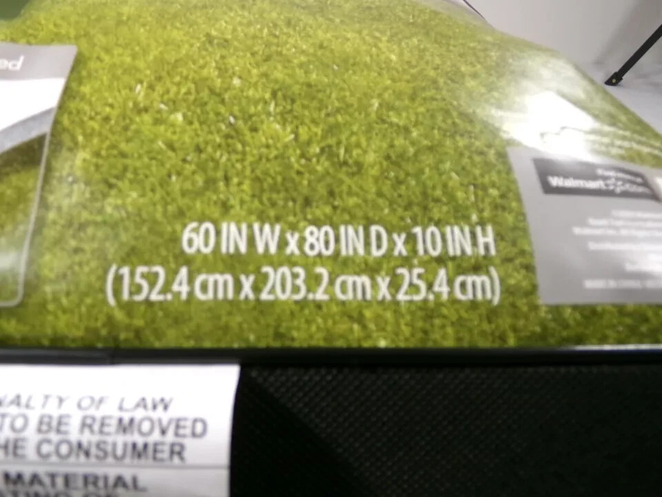 Ozark Trail 50-Degree Rectangular Single Sleeping Bag Convert Airbed Cover Queen