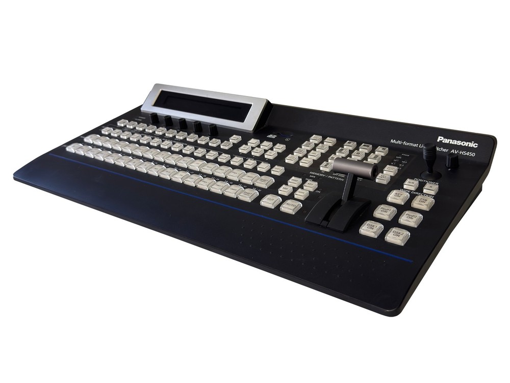 Panasonic AV‑HS450 Switcher + Control Panel + Dual PSU - Complete Broadcast Set