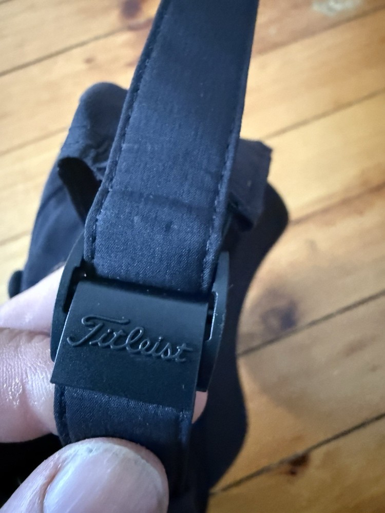 Titleist Golf Hat Cap Performance Adjustable Black The Rail Embroidered