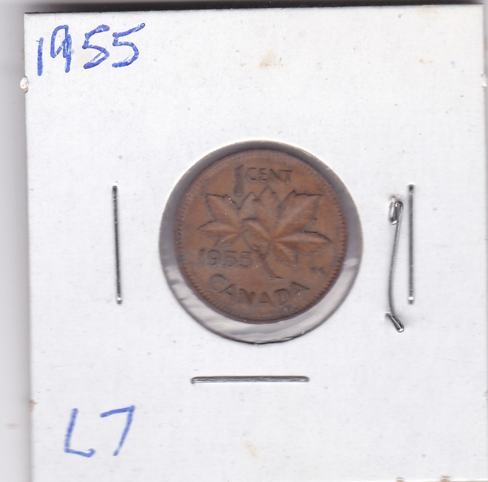 1955 Canada One Cent L7
