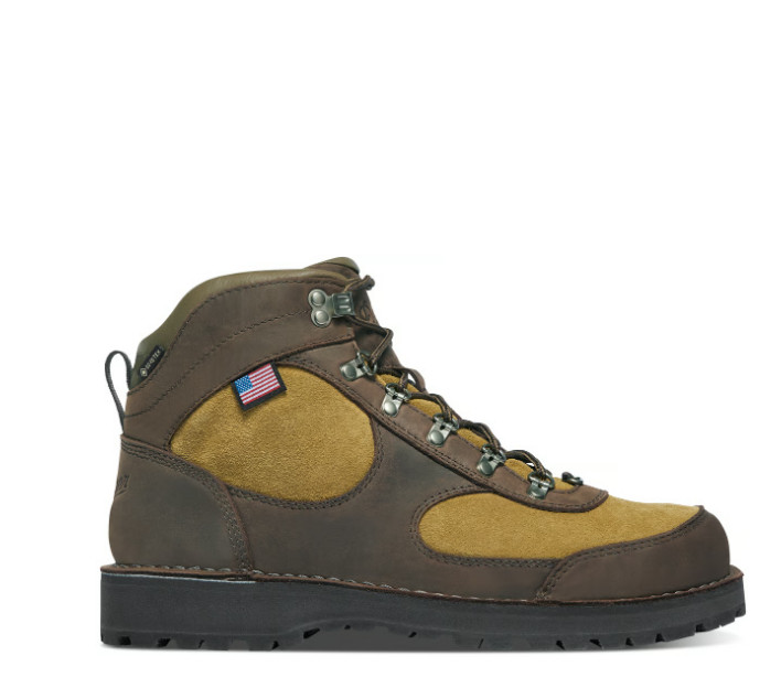 DANNER Men's Cascade Crest - Turkish Coffee/Moss Green, Medium (New)