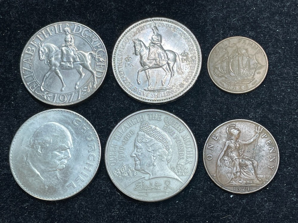 Assorted Great Britain 6 Coins lot 111525