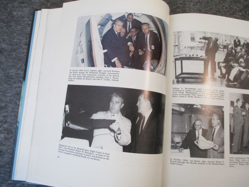 NASA MSFC APOLLO SKYLAB , OUR FIRST SPACE STATION **SIGNED** by EDITOR BELEW