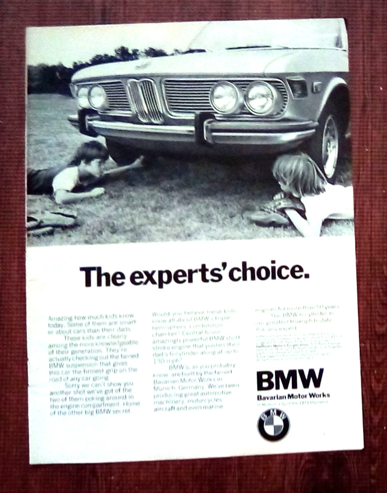 1971 BMW Print Ad