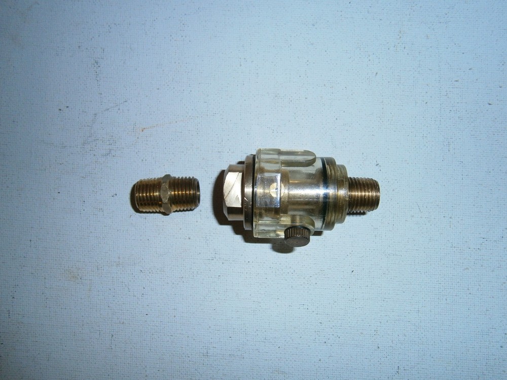 Pneumatic Air In Line Mini Oiler Brass