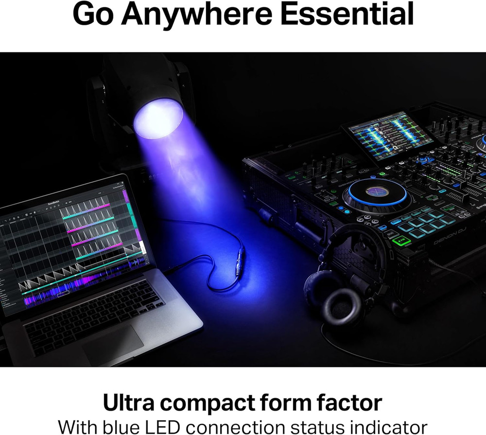Micro DMX Interface - Ultra-Compact USB to DMX Interface with 3-Month Free Soft