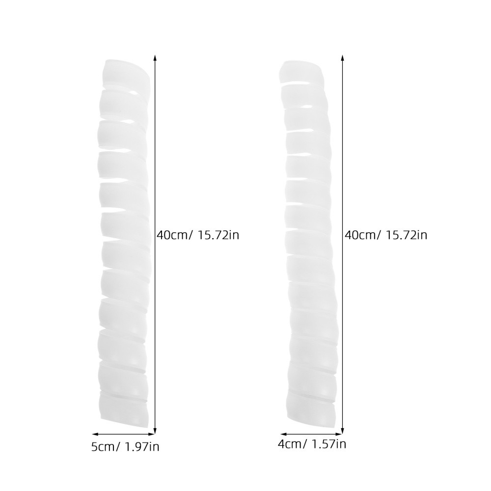 4Pcs Plastic Spiral Tree Guard Trunk Protector Wrap Bark Tube Wraps