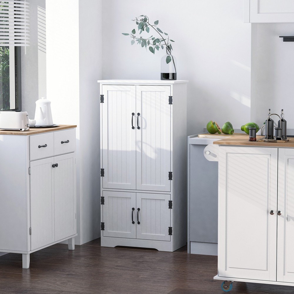 48.5" Kitchen Pantry, Storage Cabinet, Cupboard Organizer