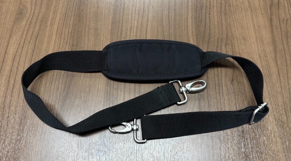 Black Shoulder Strap- Adjustable With padding