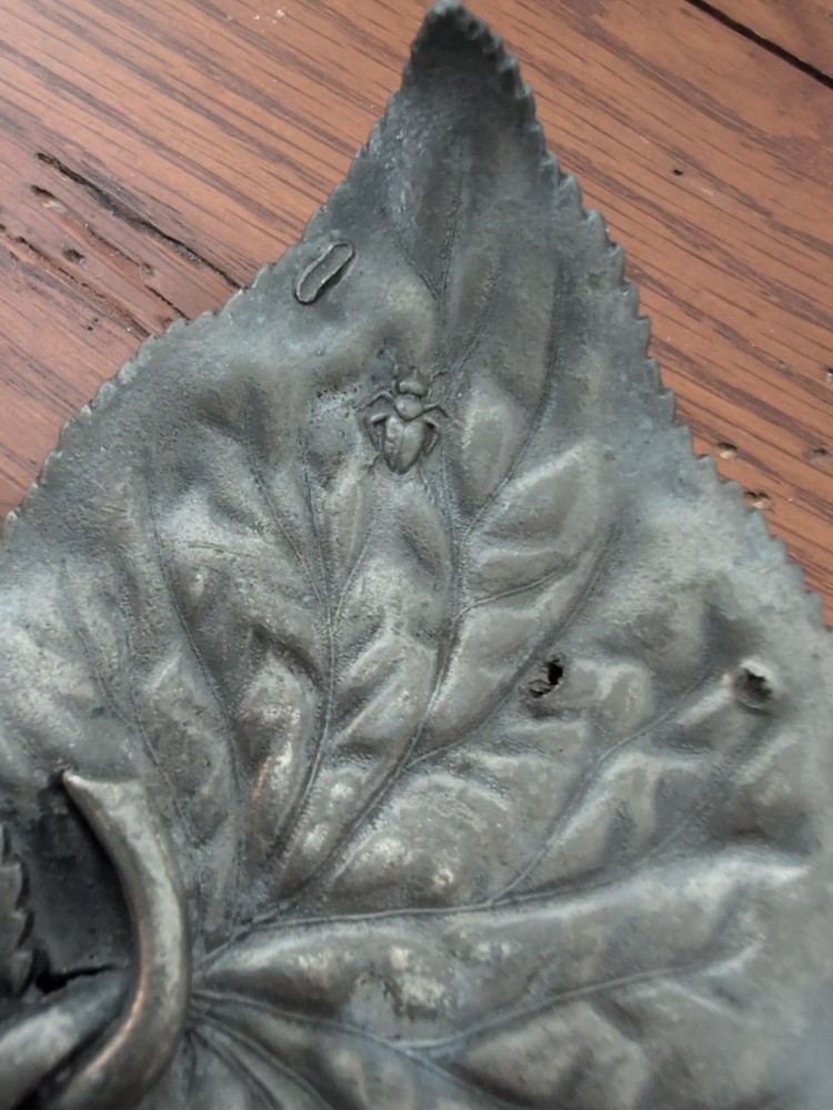 Hartford Silver Plated Quadruple Plate Trinket Dish Leaf Pattern