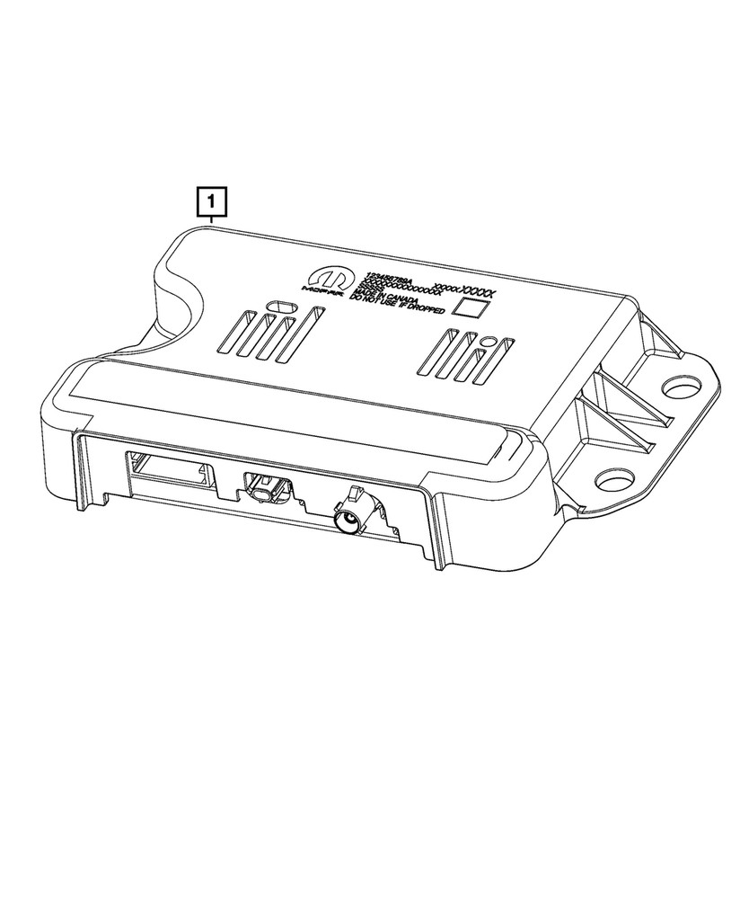 Genuine Mopar Navigation Module 04672922AC