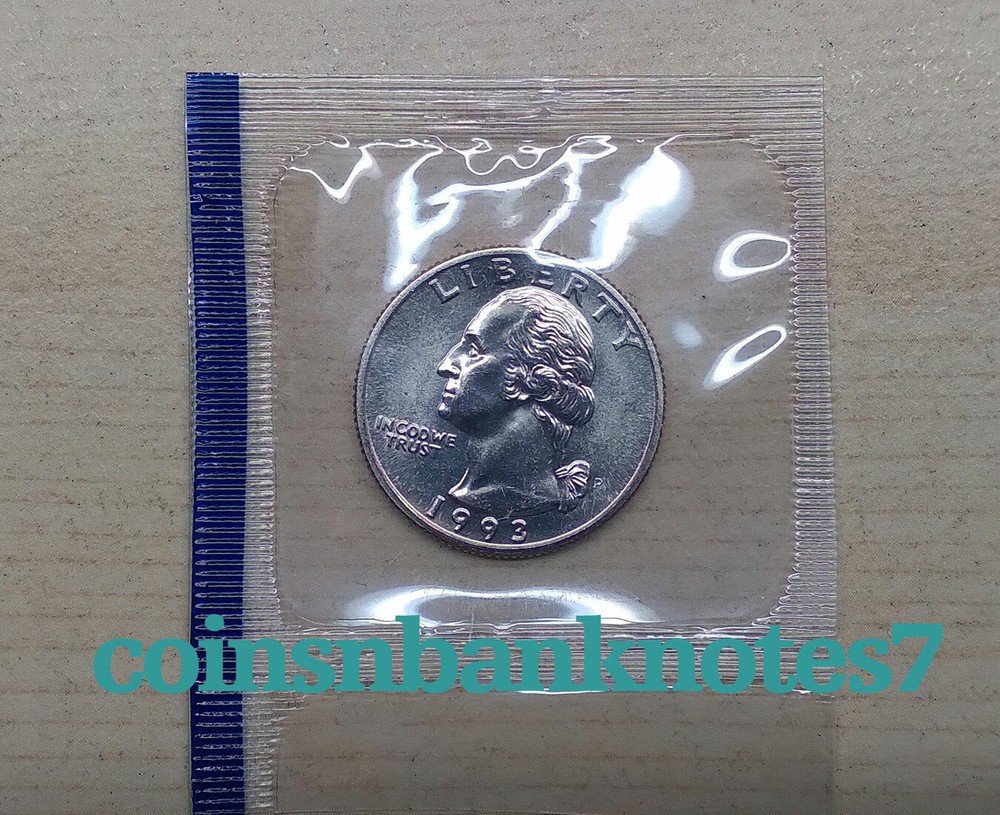 1993-D & P Washington Quarter BU Set