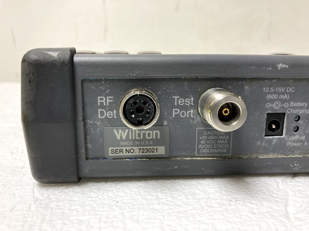 Anritsu Wiltron Site Master S113 NO Power Supply
