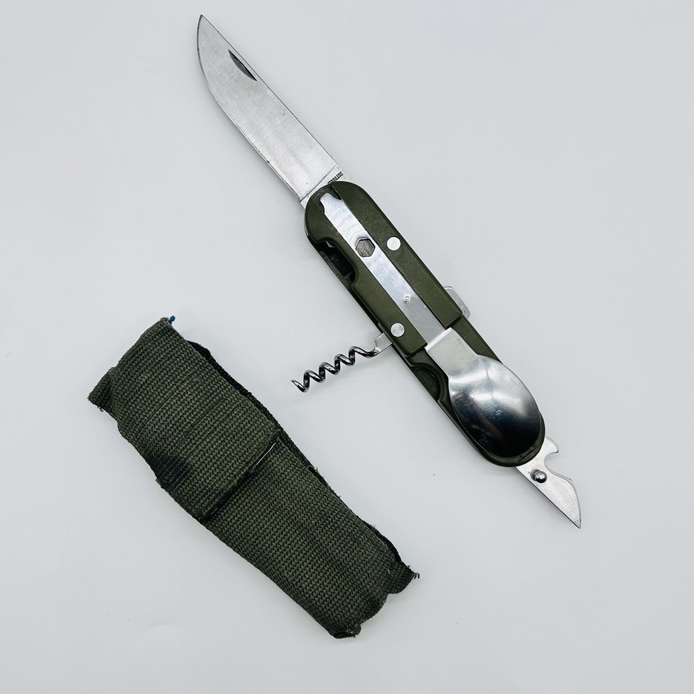 Mil-Tec Military Knife Spoon Screw Survival Camping Chow (missing fork)