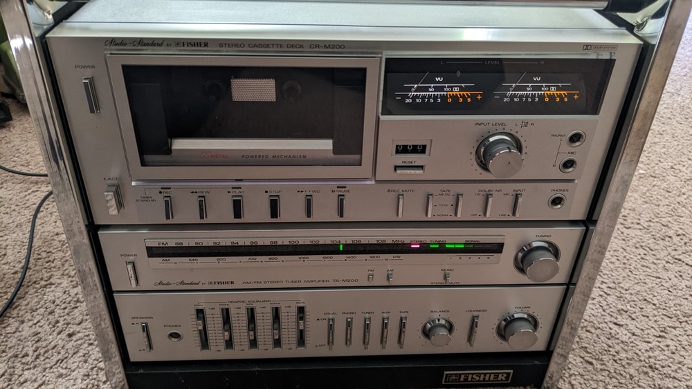 Fisher Studio Standard CR-M200, TA-M200 and Rack