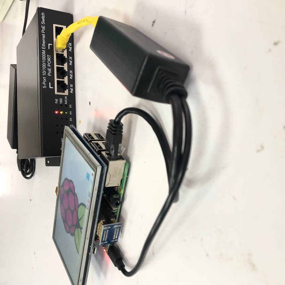 4pcs Gigabit Active PoE Splitter 5V Micro USB Raspberry Pi 3B Plus Jetson Nano
