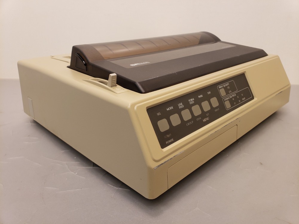 Vintage Sears Roebuck Okidata OKI SR5000 Microline 320 Dot Matrix Printer Tested